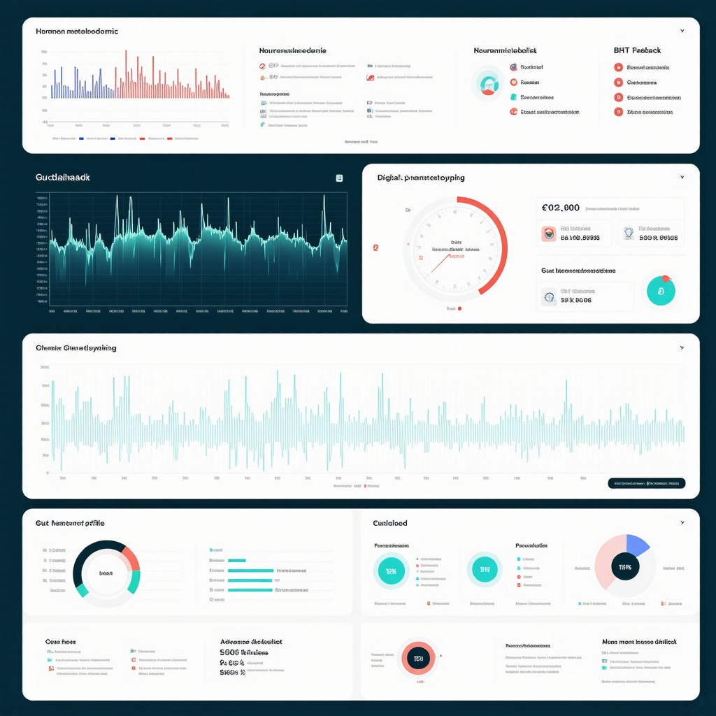Medical dashboard showing hormone metabolomics, neuroendocrine feedback, digital phenotyping, and microbiome data for BHRT