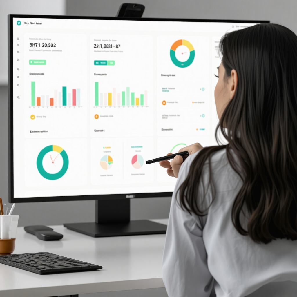Digital interface showing hormone levels and AI analytics for personalized BHRT