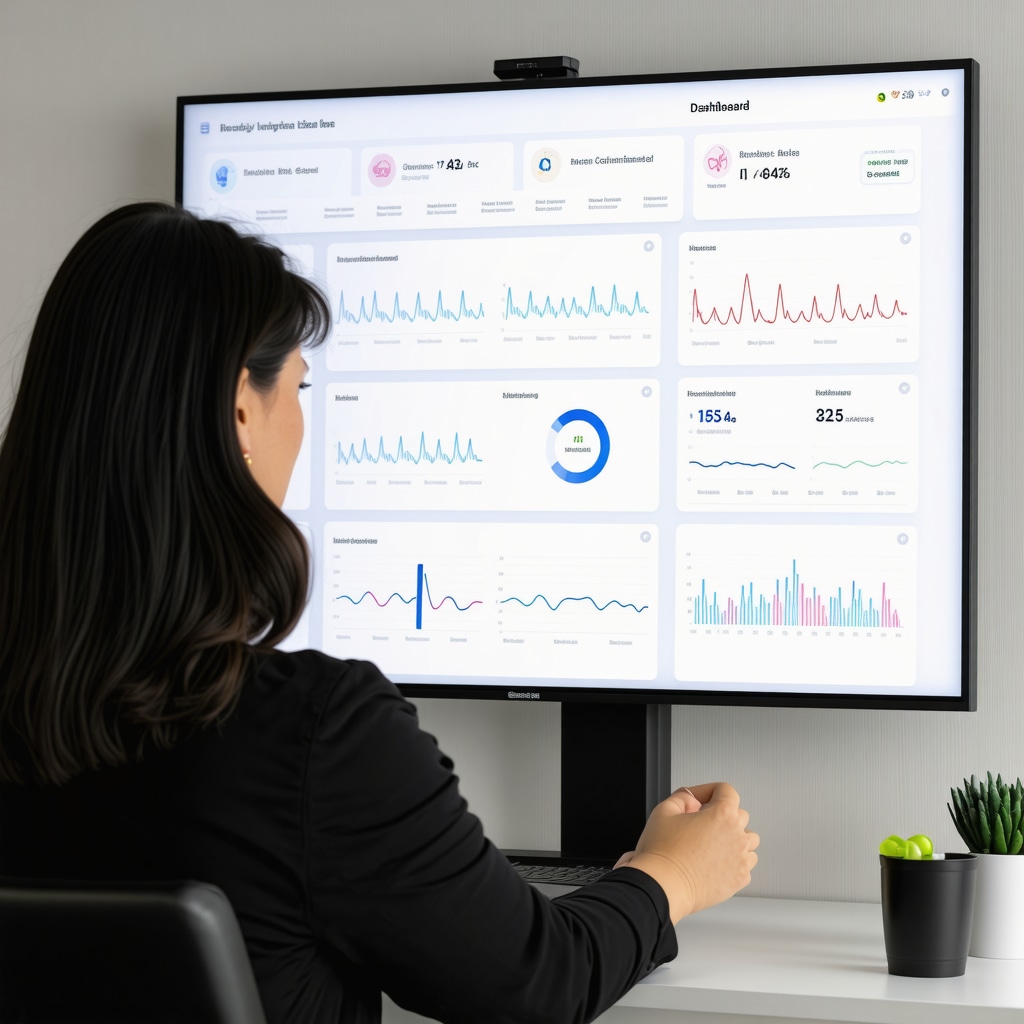 Digital dashboard showing hormone levels, genomic insights, and AI analytics for BHRT optimization