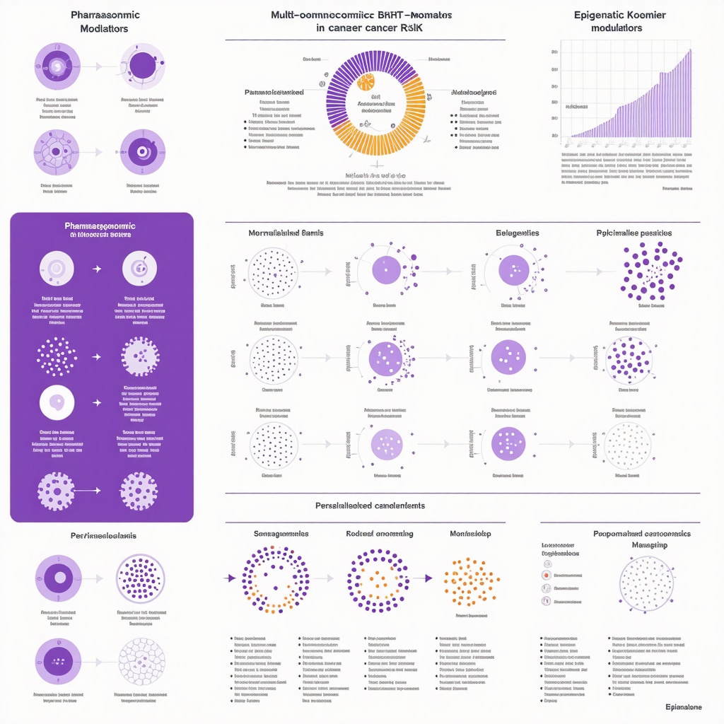 Infographic showing pharmacogenomics and biomarker integration for safe BHRT