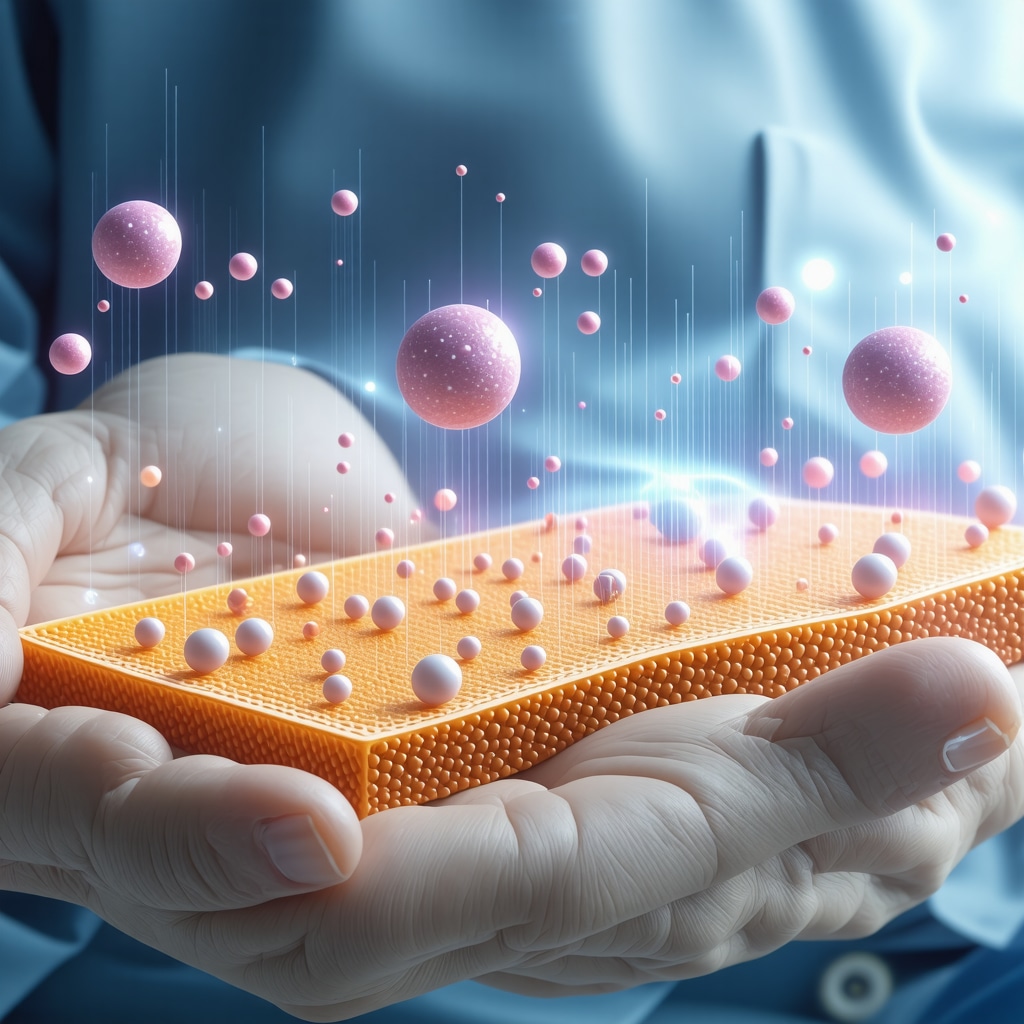 Visualization of nanotechnology-enhanced transdermal hormone delivery with AI data monitoring
