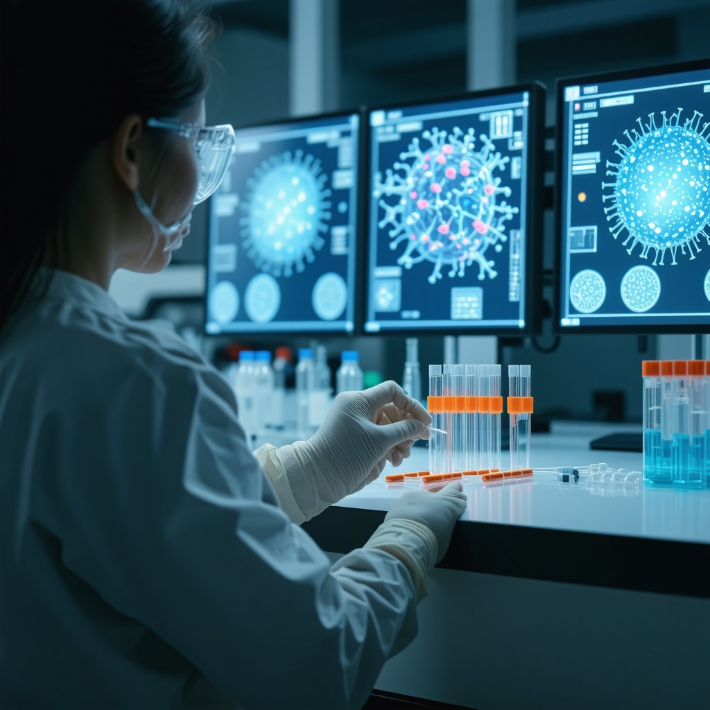 Laboratory equipment analyzing hormone biomarkers for precision hormone pellet therapy