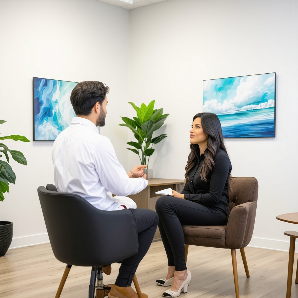 San Diego hormone therapy clinic consultation showcasing personalized hormone pellet dosing and advanced diagnostics