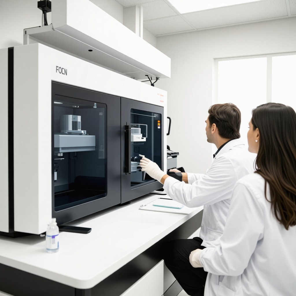 Laboratory equipment for hormone testing and patient-doctor consultation in a modern clinic