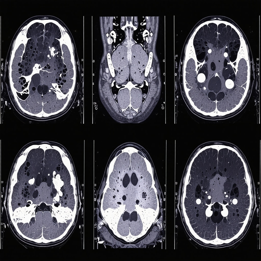 Medical imaging scans depicting androgen receptor density in male pelvic tissue for hormone therapy assessment